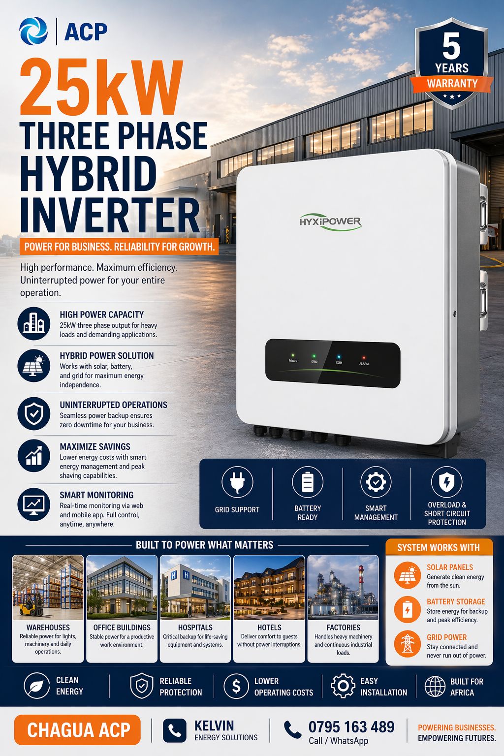 3Phase hybrid inverters