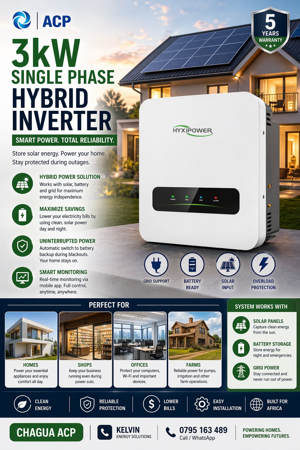 Single Phase Hybrid Inverters
